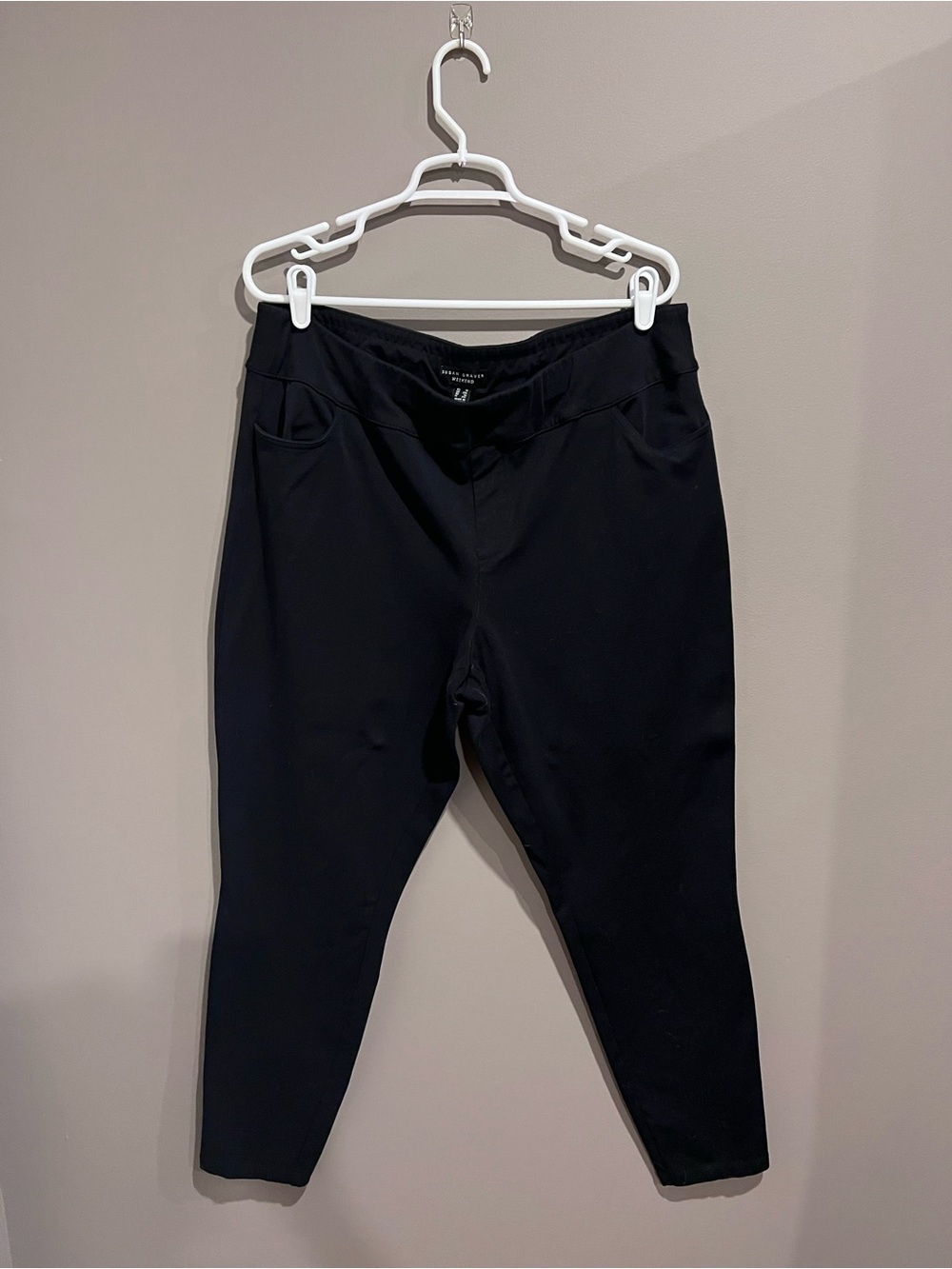 Susan Graver Flat Front Weekend Pant 1X